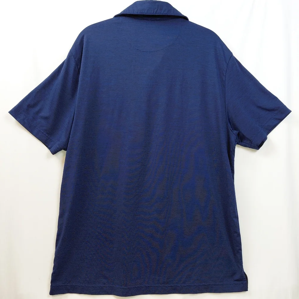 Rorie Whelan Golf Polo Men's Size Large‎  Navy Blue